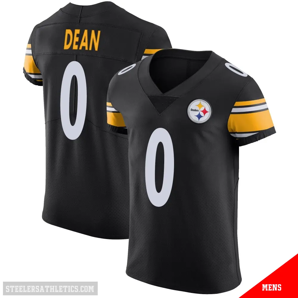 ＃0 Men's Jamel Dean Black Elite Pittsburgh Steelers Team Color Vapor Untouchable Jersey