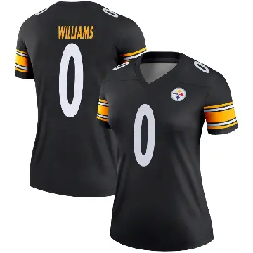 ＃0 Women's Aiden Williams Black Legend Pittsburgh Steelers Jersey