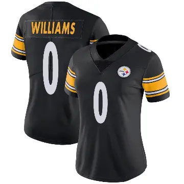 ＃0 Women's Aiden Williams Black Limited Pittsburgh Steelers Team Color Vapor Untouchable Jersey