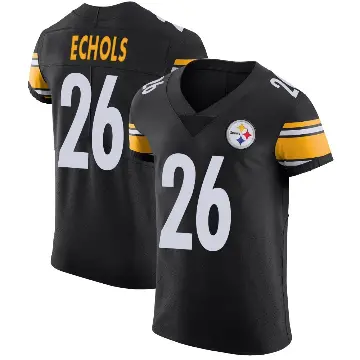 ＃26 Men's Brandin Echols Black Elite Pittsburgh Steelers Team Color Vapor Untouchable Jersey