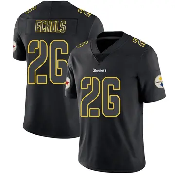 ＃26 Men's Brandin Echols Black Impact Limited Pittsburgh Steelers Jersey