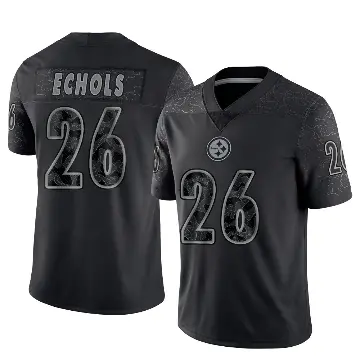 ＃26 Men's Brandin Echols Black Limited Pittsburgh Steelers Reflective Jersey