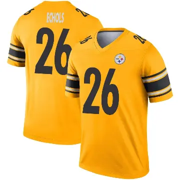 ＃26 Men's Brandin Echols Gold Legend Pittsburgh Steelers Inverted Jersey