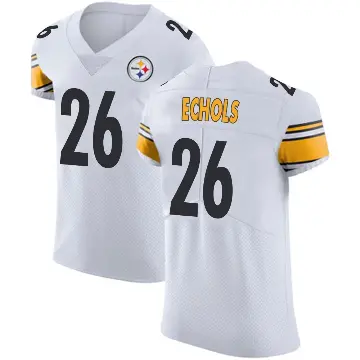 ＃26 Men's Brandin Echols White Elite Pittsburgh Steelers Vapor Untouchable Jersey