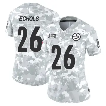 ＃26 Women's Brandin Echols Arctic Camo Limited Pittsburgh Steelers 2024 Salute to Service Jersey