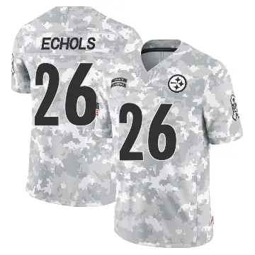 ＃26 Youth Brandin Echols Arctic Camo Limited Pittsburgh Steelers 2024 Salute to Service Jersey