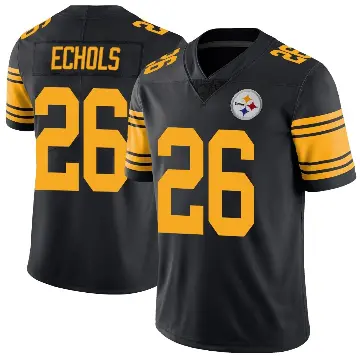 ＃26 Youth Brandin Echols Black Limited Pittsburgh Steelers Color Rush Jersey