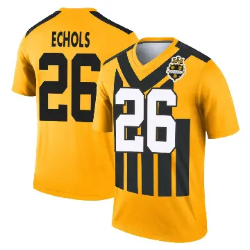 ＃26 Youth Brandin Echols Gold Legend Pittsburgh Steelers Alternate 1933 Throwback Performance Jersey
