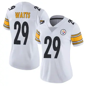 ＃29 Women's Ryan Watts White Limited Pittsburgh Steelers Vapor Untouchable Jersey