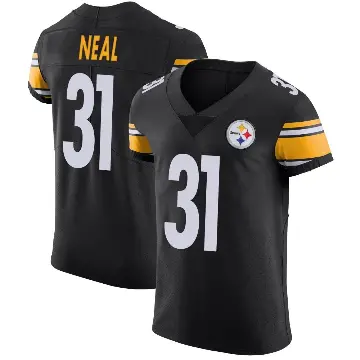 ＃31 Men's Keanu Neal Black Elite Pittsburgh Steelers Team Color Vapor Untouchable Jersey