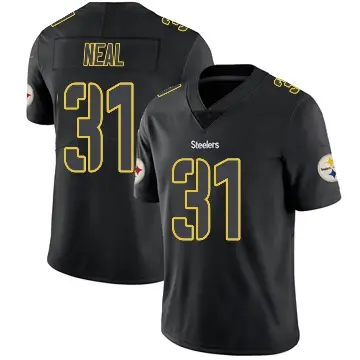 ＃31 Men's Keanu Neal Black Impact Limited Pittsburgh Steelers Jersey