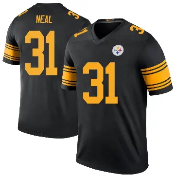 ＃31 Men's Keanu Neal Black Legend Pittsburgh Steelers Color Rush Jersey