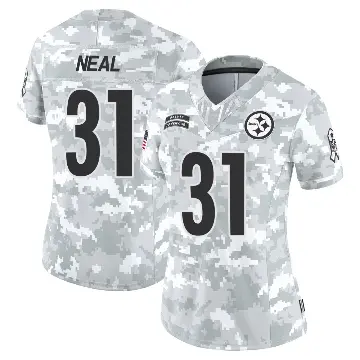 ＃31 Women's Keanu Neal Arctic Camo Limited Pittsburgh Steelers 2024 Salute to Service Jersey