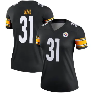 ＃31 Women's Keanu Neal Black Legend Pittsburgh Steelers Jersey