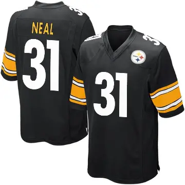 ＃31 Youth Keanu Neal Black Game Pittsburgh Steelers Team Color Jersey