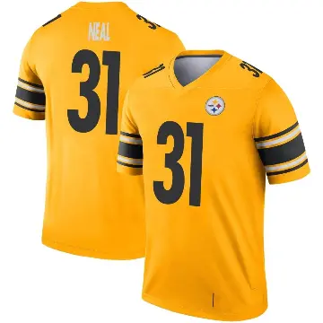 ＃31 Youth Keanu Neal Gold Legend Pittsburgh Steelers Inverted Jersey