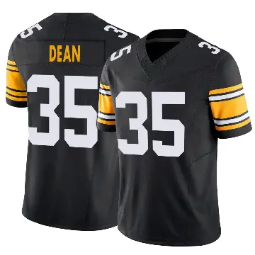 ＃35 Youth Jamel Dean Black Limited Pittsburgh Steelers Alternate Vapor F.U.S.E. Jersey