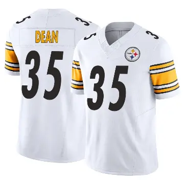 ＃35 Youth Jamel Dean White Limited Pittsburgh Steelers Vapor F.U.S.E. Jersey