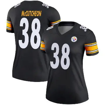 ＃38 Women's Cameron McCutcheon Black Legend Pittsburgh Steelers Jersey