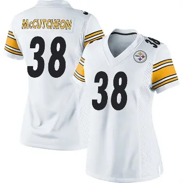 ＃38 Women's Cameron McCutcheon White Game Pittsburgh Steelers Jersey