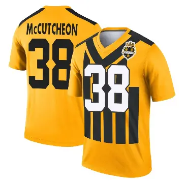 ＃38 Youth Cameron McCutcheon Gold Legend Pittsburgh Steelers Alternate 1933 Throwback Performance Jersey