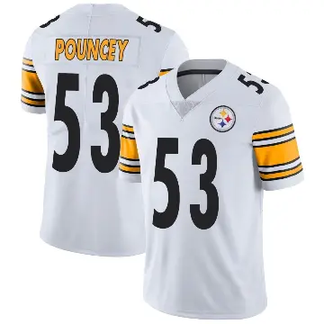 ＃53 Men's Maurkice Pouncey White Limited Pittsburgh Steelers Vapor Untouchable Jersey