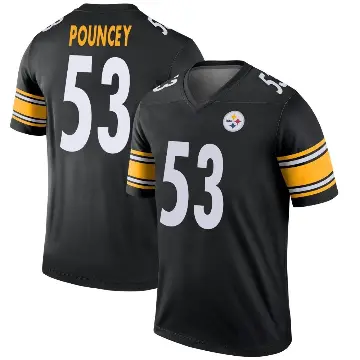 ＃53 Youth Maurkice Pouncey Black Legend Pittsburgh Steelers Jersey