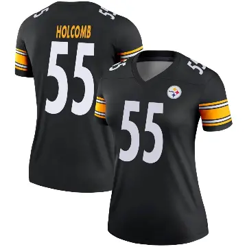 ＃55 Women's Cole Holcomb Black Legend Pittsburgh Steelers Jersey
