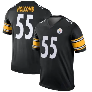 ＃55 Youth Cole Holcomb Black Legend Pittsburgh Steelers Jersey