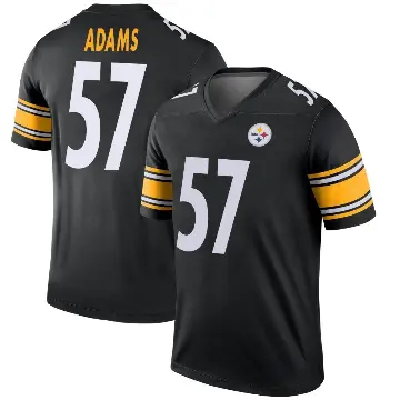 ＃57 Men's Montravius Adams Black Legend Pittsburgh Steelers Jersey