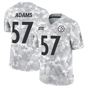 ＃57 Youth Montravius Adams Arctic Camo Limited Pittsburgh Steelers 2024 Salute to Service Jersey