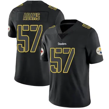 ＃57 Youth Montravius Adams Black Impact Limited Pittsburgh Steelers Jersey