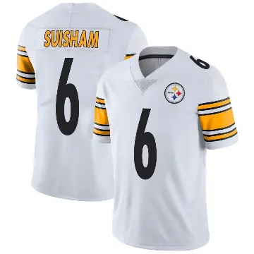 ＃6 Youth Shaun Suisham White Limited Pittsburgh Steelers Vapor Untouchable Jersey