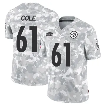 ＃61 Men's Mason Cole Arctic Camo Limited Pittsburgh Steelers 2024 Salute to Service Jersey
