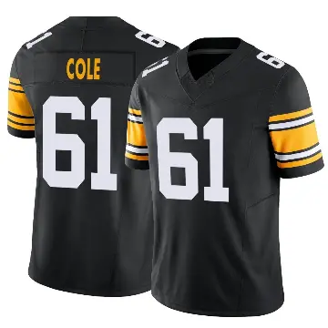 ＃61 Men's Mason Cole Black Limited Pittsburgh Steelers Alternate Vapor F.U.S.E. Jersey