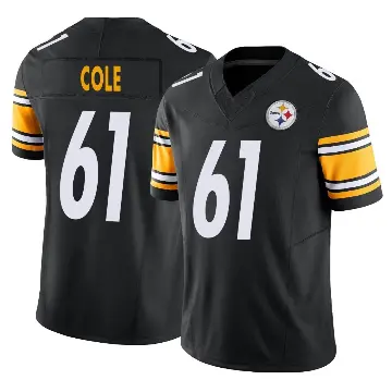 ＃61 Men's Mason Cole Black Limited Pittsburgh Steelers Vapor F.U.S.E. Jersey