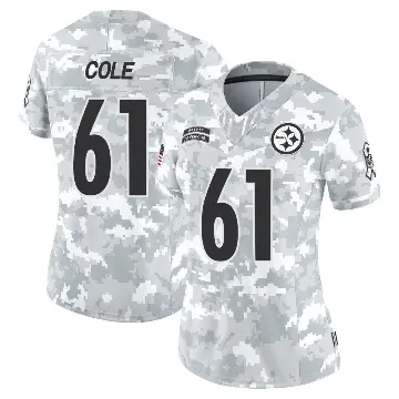 ＃61 Women's Mason Cole Arctic Camo Limited Pittsburgh Steelers 2024 Salute to Service Jersey
