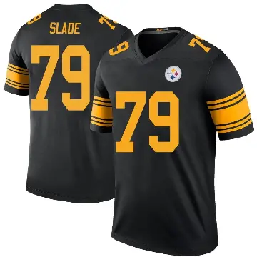 ＃79 Men's Jacob Slade Black Legend Pittsburgh Steelers Color Rush Jersey