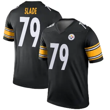 ＃79 Men's Jacob Slade Black Legend Pittsburgh Steelers Jersey