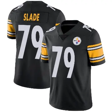 ＃79 Men's Jacob Slade Black Limited Pittsburgh Steelers Team Color Vapor Untouchable Jersey