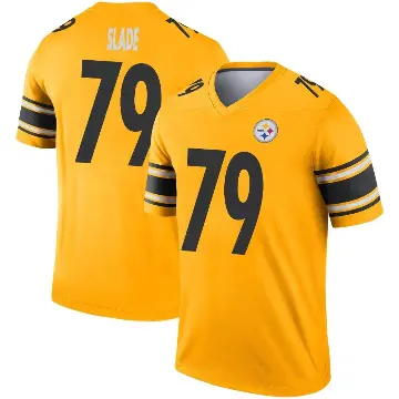 ＃79 Men's Jacob Slade Gold Legend Pittsburgh Steelers Inverted Jersey