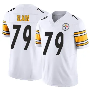 ＃79 Men's Jacob Slade White Limited Pittsburgh Steelers Vapor F.U.S.E. Jersey