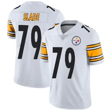 ＃79 Men's Jacob Slade White Limited Pittsburgh Steelers Vapor Untouchable Jersey