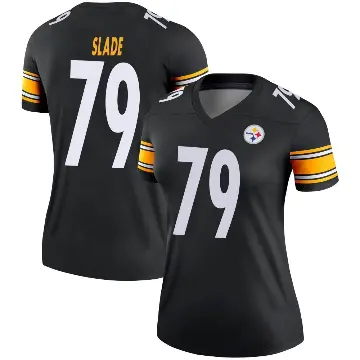 ＃79 Women's Jacob Slade Black Legend Pittsburgh Steelers Jersey