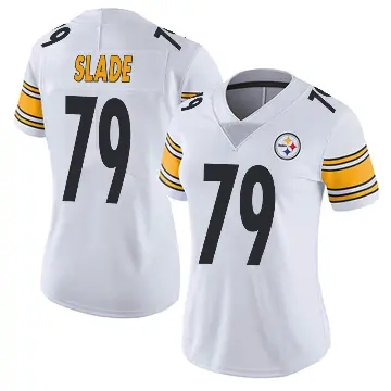 ＃79 Women's Jacob Slade White Limited Pittsburgh Steelers Vapor Untouchable Jersey