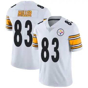 ＃83 Men's Heath Miller White Limited Pittsburgh Steelers Vapor Untouchable Jersey