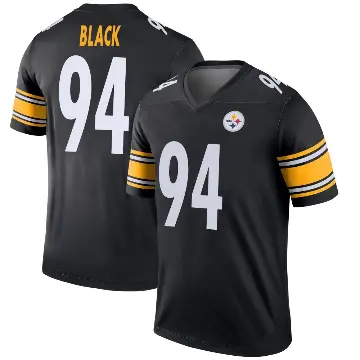 ＃94 Men's Yahya Black Black Legend Pittsburgh Steelers Jersey