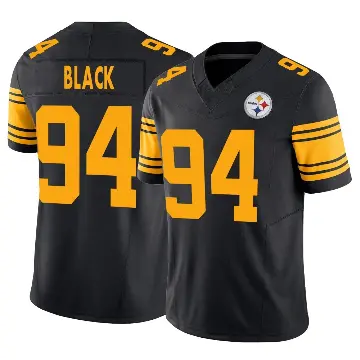 ＃94 Men's Yahya Black Black Limited Pittsburgh Steelers 2nd Alternate Vapor F.U.S.E. Jersey