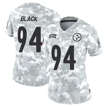 ＃94 Women's Yahya Black Arctic Camo Limited Pittsburgh Steelers 2024 Salute to Service Jersey