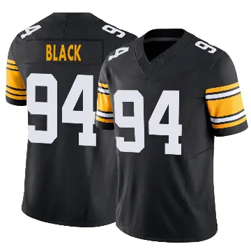 ＃94 Youth Yahya Black Black Limited Pittsburgh Steelers Alternate Vapor F.U.S.E. Jersey